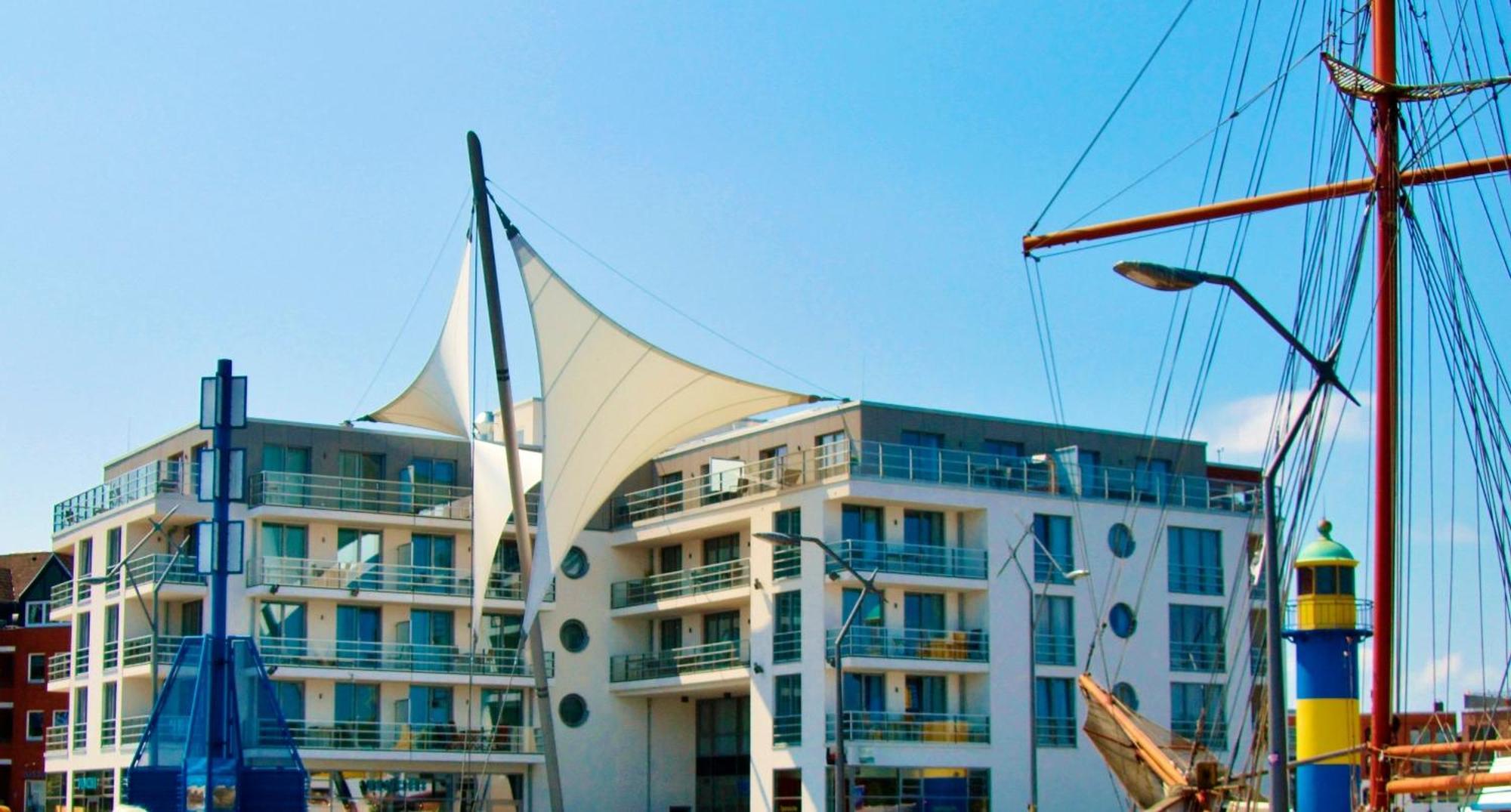 Apartment 12 - "Silbermoewe I" - Blickrichtung Yacht- Und Binnenhafenoffenes Meer Екернферде Екстер'єр фото