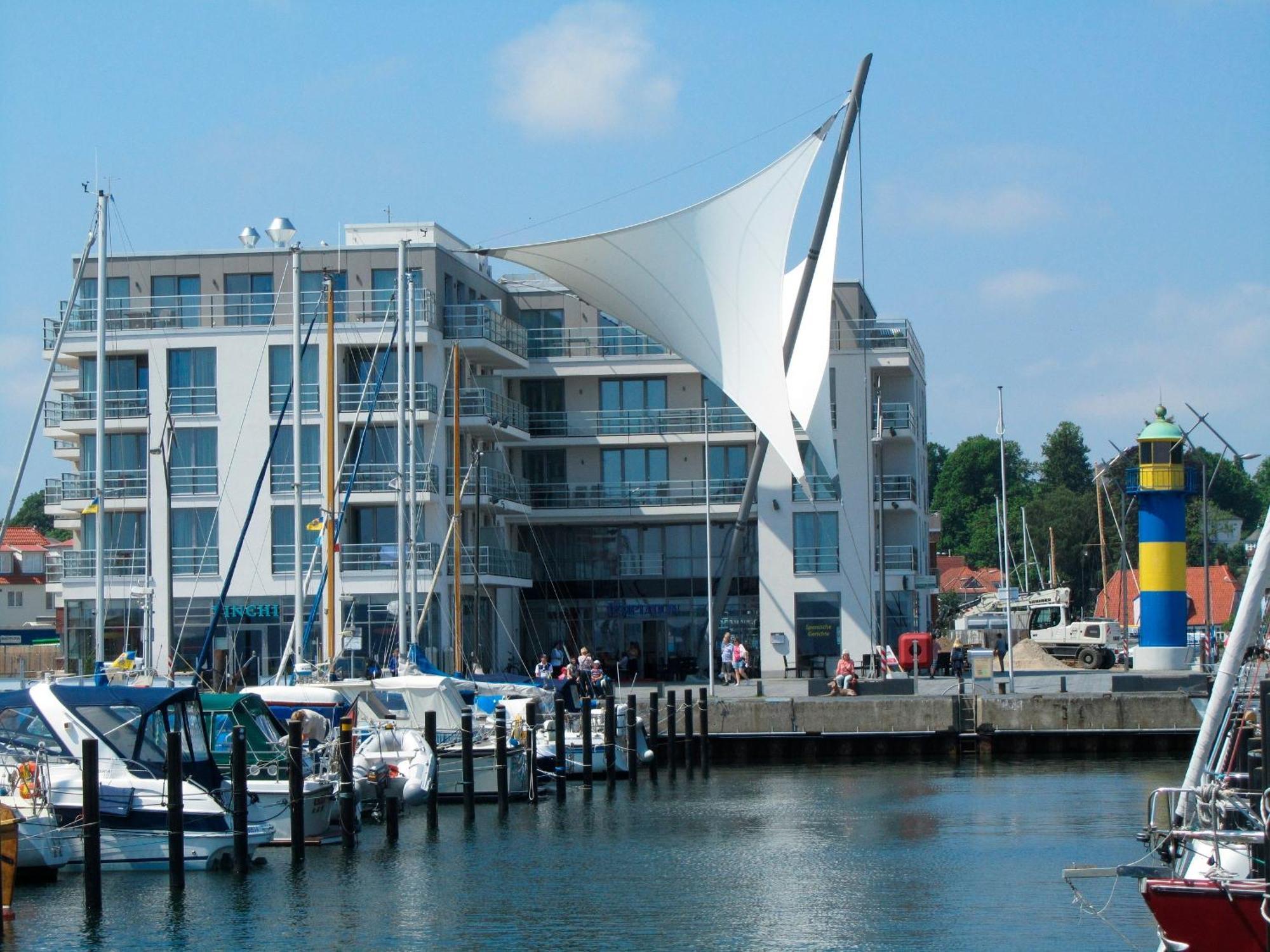 Apartment 12 - "Silbermoewe I" - Blickrichtung Yacht- Und Binnenhafenoffenes Meer Екернферде Екстер'єр фото